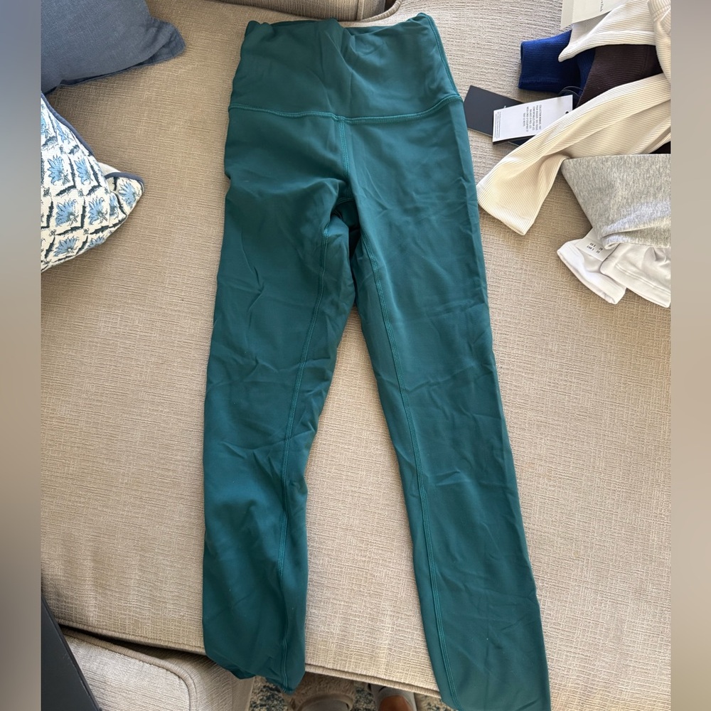 Teal High-Waisted Leggings Lulu